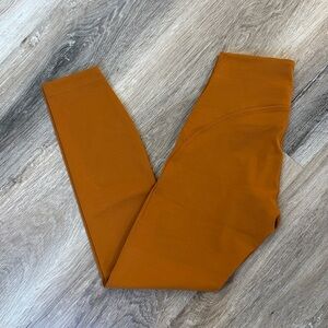 lululemon athletica Rust Orange Leggings
